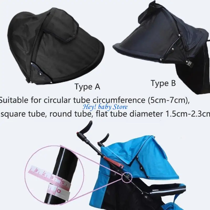 Baby Stroller Sun Canopy Cover – UV Shade Hood for Prams