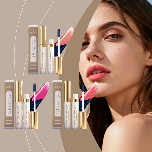 Zephoco Matte Peel-Off Lip Gloss – Moisturizing & Volumizing Peel-Off Lip Gloss Oasis Select
