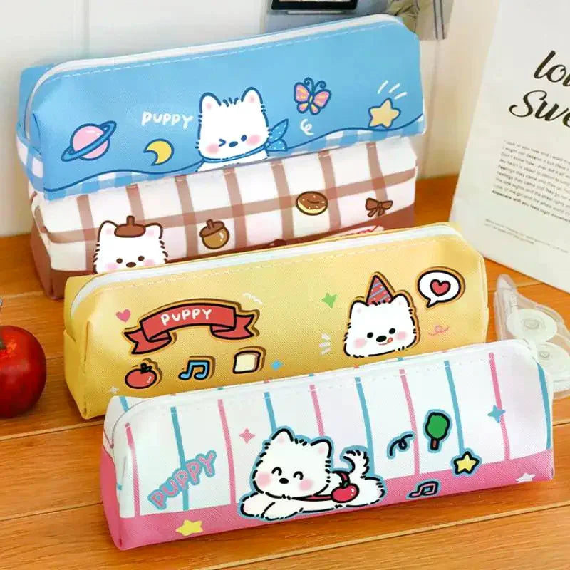 Cute Cartoon Pencil Case – Student Pen Box & Stationery Organizer