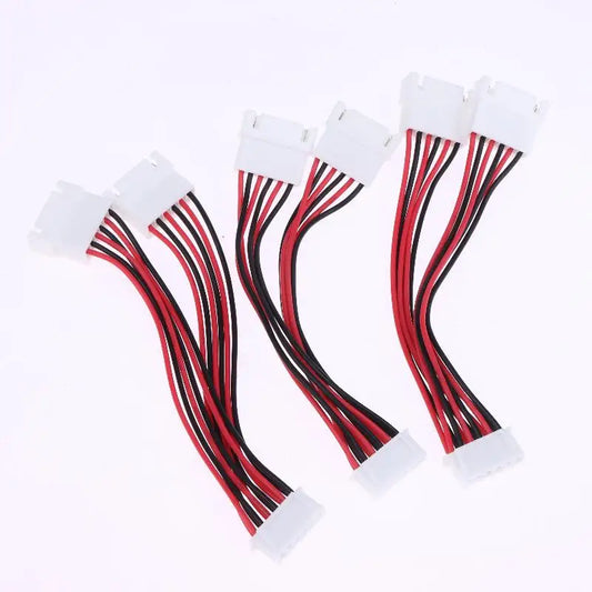 3Pcs/pack XH2.54MM Y-Splitter Cable Male To 2 Female Connector 26AWG Power Extension Cord 2/3/4/5/6 Pin Splitter Cable Adapter Peaceful Pleasures Health and Wellness