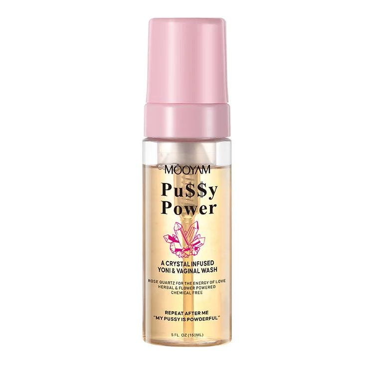 Crystal Infused Yoni And Vaginal Wash Private Clean Balanced Gently Moisturize Shower Gel, Feminine Prevent Dryness Healthy Care Peaceful Pleasures Health and Wellness