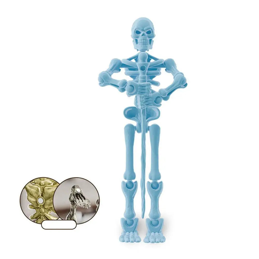 Mini Medieval Skeleton Figurines for Halloween Decor Peaceful Pleasures Health and Wellness G