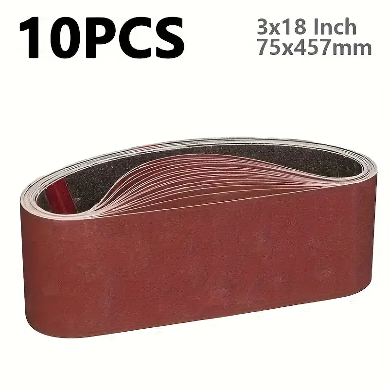 10 457 75 Wood Metal Polishing Abrasive Belt Different Particle Sizes