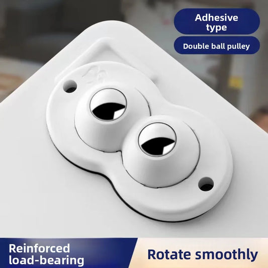 Self-Adhesive 360° Swivel Caster Wheels – Stainless Steel Furniture Caster Wheels Oasis Select