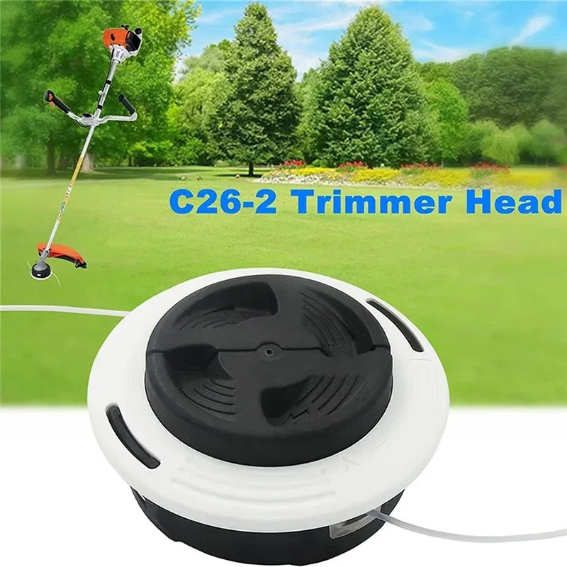 Cabezal de corte de césped automático C26-2 M10 * 1 para Stihl Autocut FS55 FS85 FS90 FS110 FS120 FS130 FS240 FS250 Peaceful Pleasures Health and Wellness