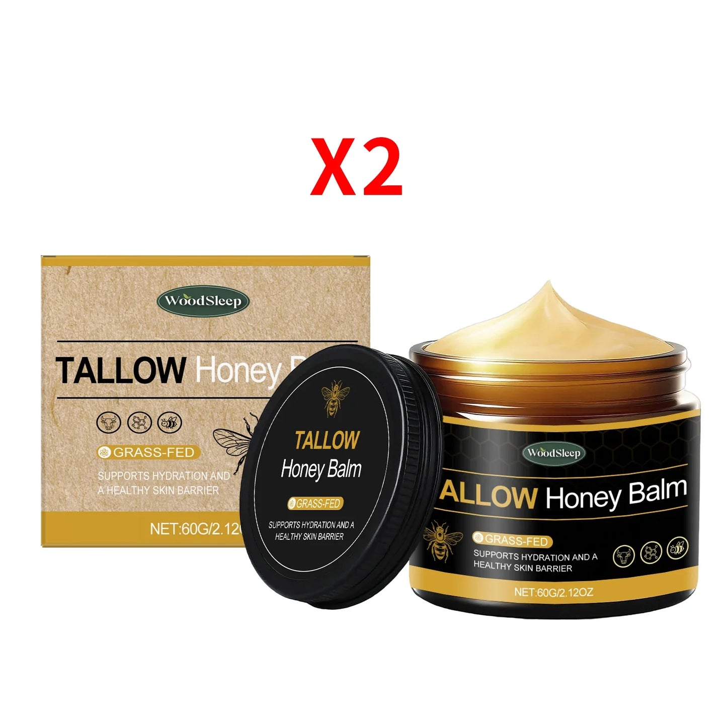 Tallow Honey Face & Body Cream – Deep Moisture Sensitive Skin