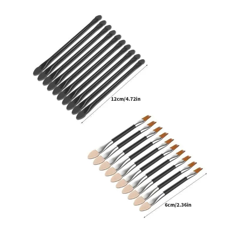 10-Piece Double-Tip Sponge Antiquing Pens for Artists