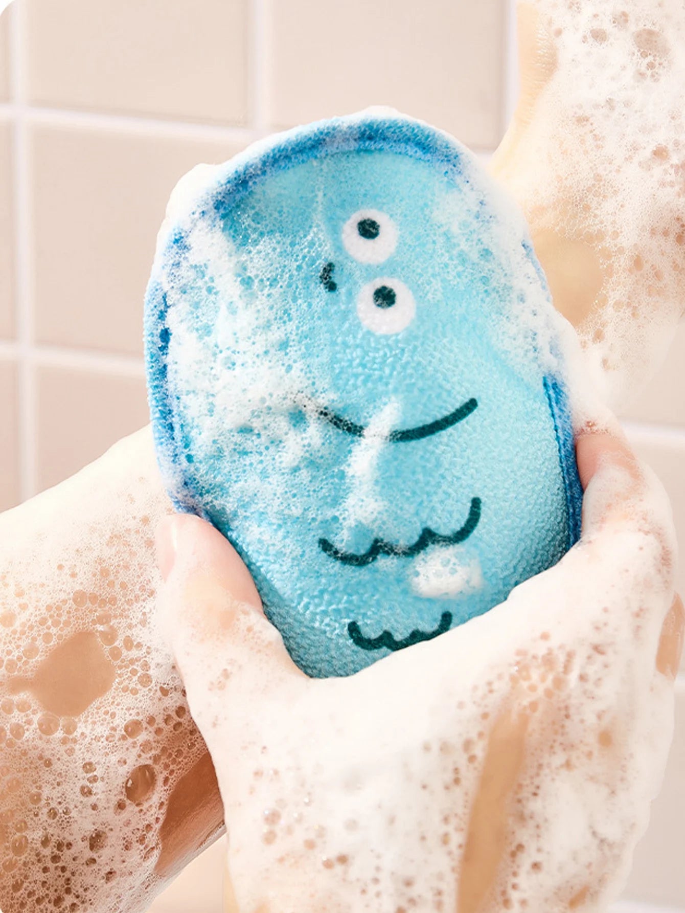 1Pcs Soap Foaming Net Bath Mesh Sponge For Shower Body Wash And Deep Cleaning Scrubber For Bathroom Supplies Peaceful Pleasures Health and Wellness