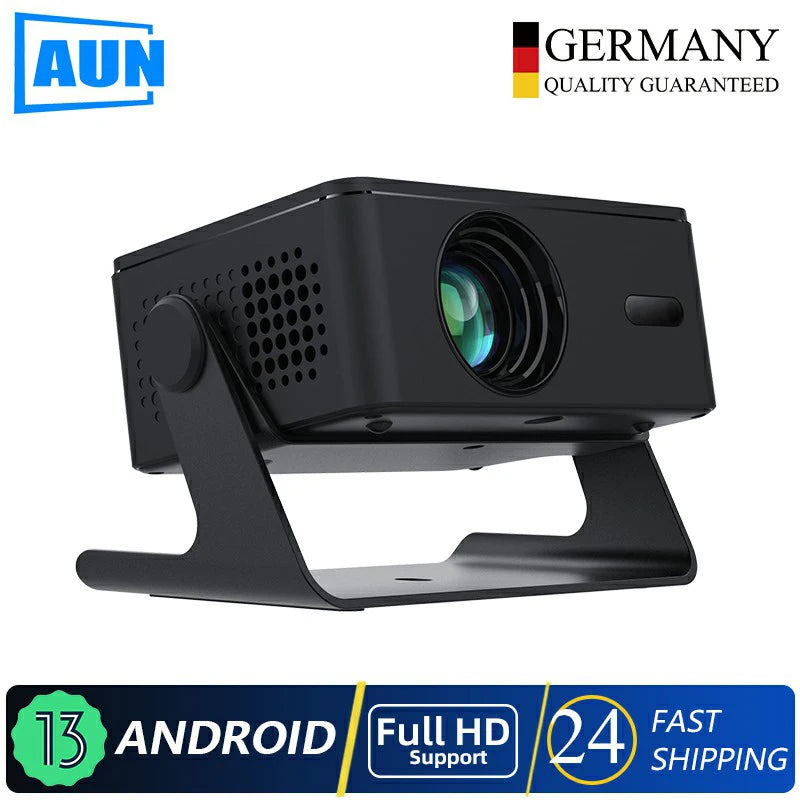 AUN A32 Pro Mini Android Projector | 4K HDMI WiFi 150" Theater Peaceful Pleasures Health and Wellness A32 Pro 100V-240V US Plug