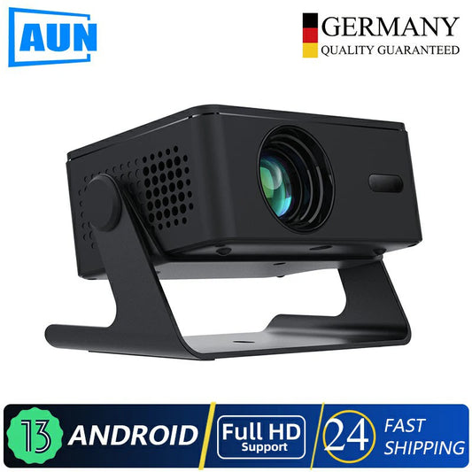 AUN A32 Pro Mini Android Projector | 4K HDMI WiFi 150" Theater Peaceful Pleasures Health and Wellness A32 Pro 100V-240V US Plug