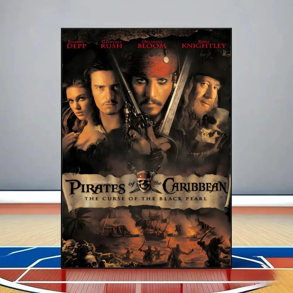 Pirates of the Caribbean Black Pearl Canvas Poster | Wall Art