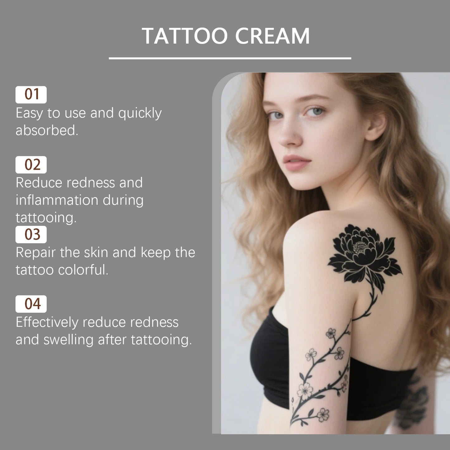 Tattoo Care Gel – Gentle Cleansing, Moisturizing & Color Care