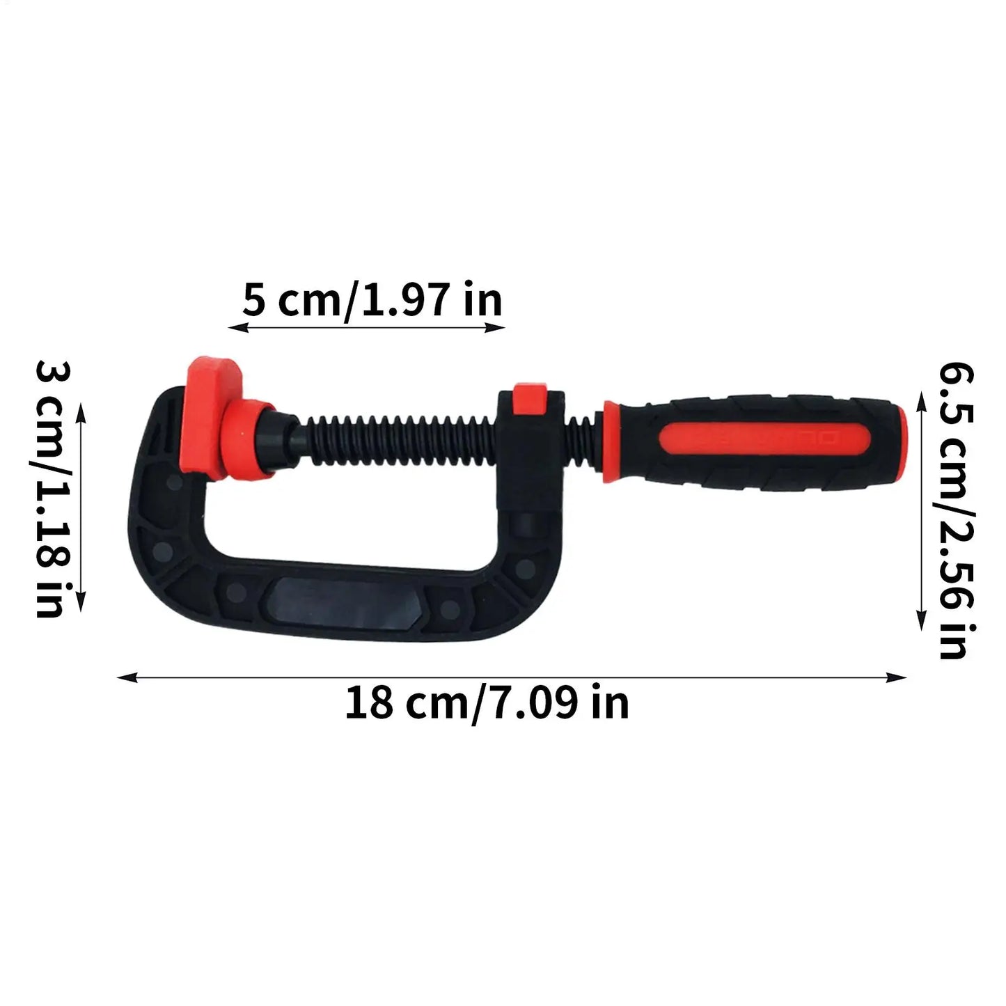 Heavy Duty C Clamps for Woodworking – Quick-Release Spring G Clips