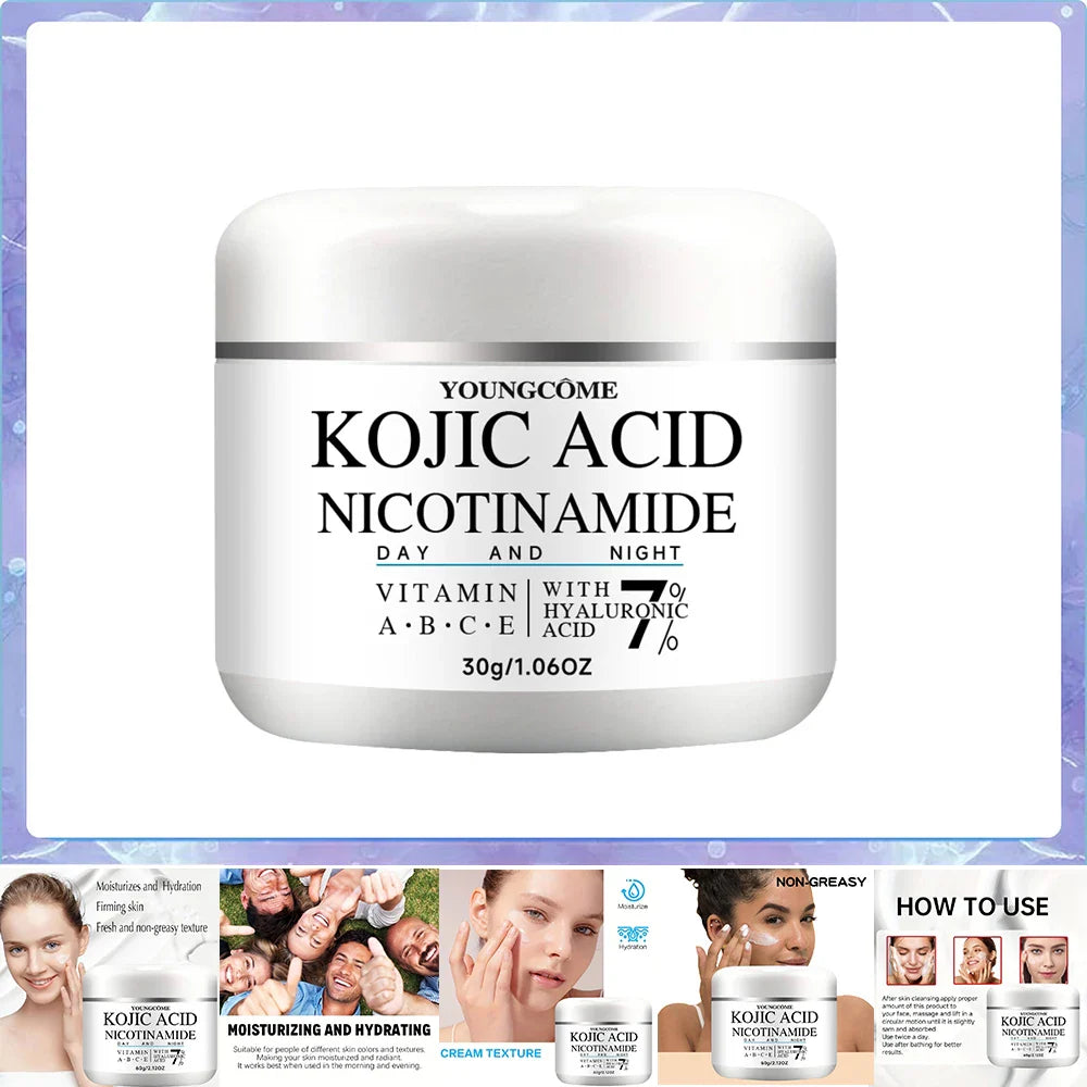 Kojic Acid & Collagen Face Cream – Brightening & Firming