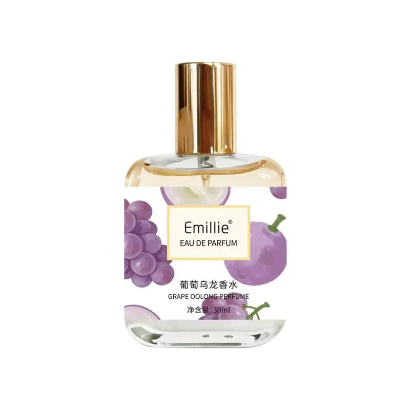 Russia Hot Selling Floral Fruity Perfume 30ml Apple Grape Pineapple Tomato Fresh Natural Eau De Toilette Women Allure Fragrance Peaceful Pleasures Health and Wellness Grape Oolong 30ml
