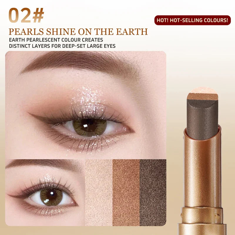 OCHEAL 3-in-1 Waterproof Eyeshadow Stick – Matte & Shimmer