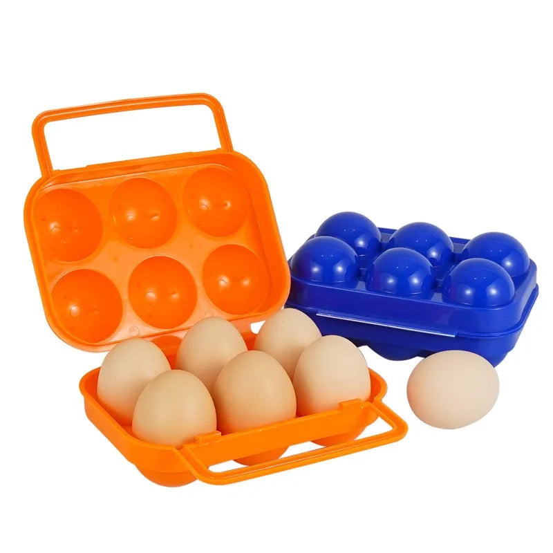 6 15Grid Refrigerator Egg Box Fresh-keeping Stackable Plastic
