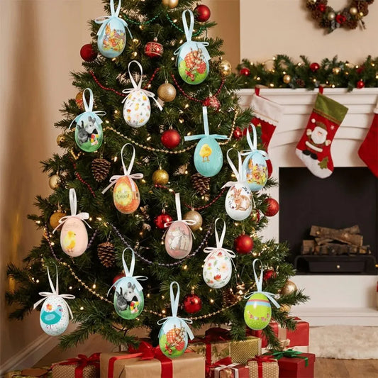 Painted Foam Easter Egg Hanging Ornaments – 3 Pack DIY Décor Easter Hanging Ornaments Oasis Select