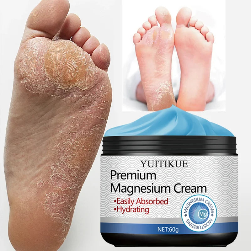 YUITIKUE 60g Premium Magnesium Cream Fast Absorbing Non-Greasy Moisturizing & Softening for Hand And Foot Care Peaceful Pleasures Health and Wellness Default Title