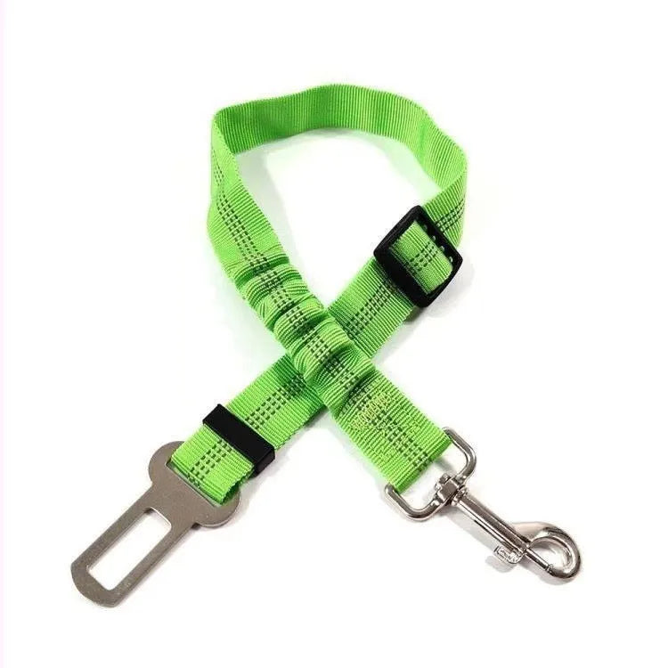 Dog Car Harness Set | Retractable Seatbelt Tether & Folding Bowl