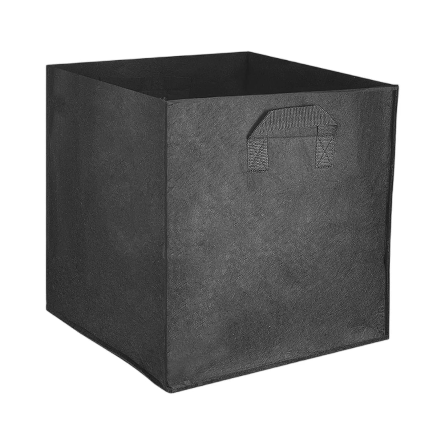 3PC Breathable Plant Bags Gardening Square with Handles Grow Bags for Outdoor and Home Garden 30x30x30cm Plant Containers Peaceful Pleasures Health and Wellness 3PCS One Size