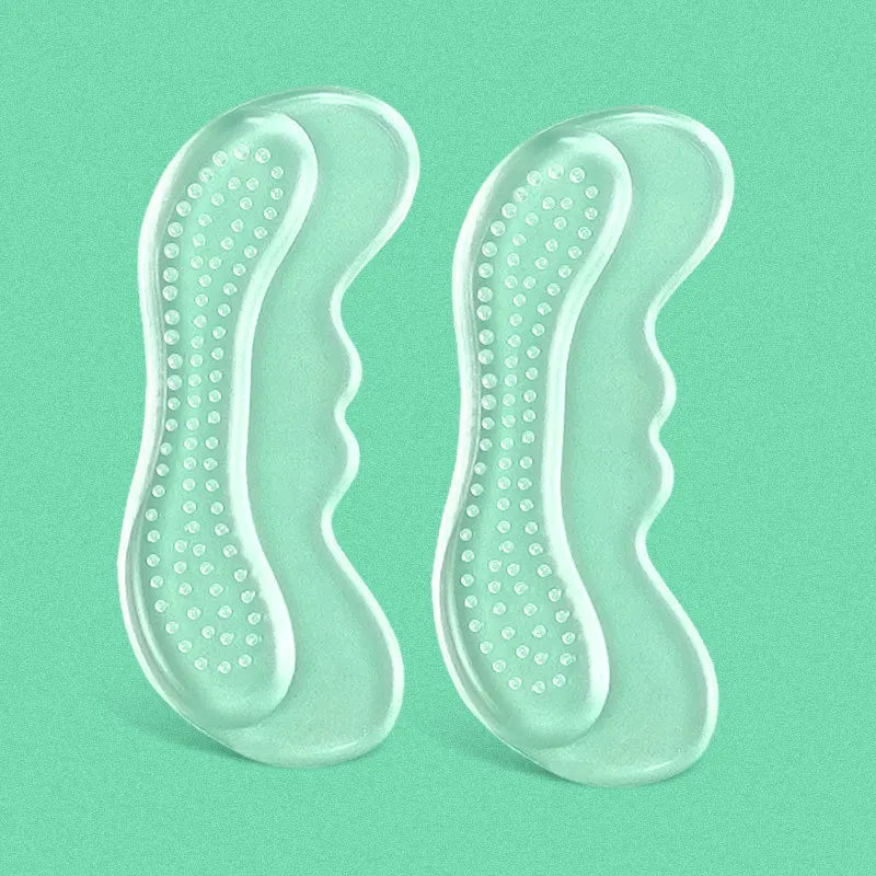 Silicone Gel Heel Insoles for Women – Anti-Slip Pain Relief