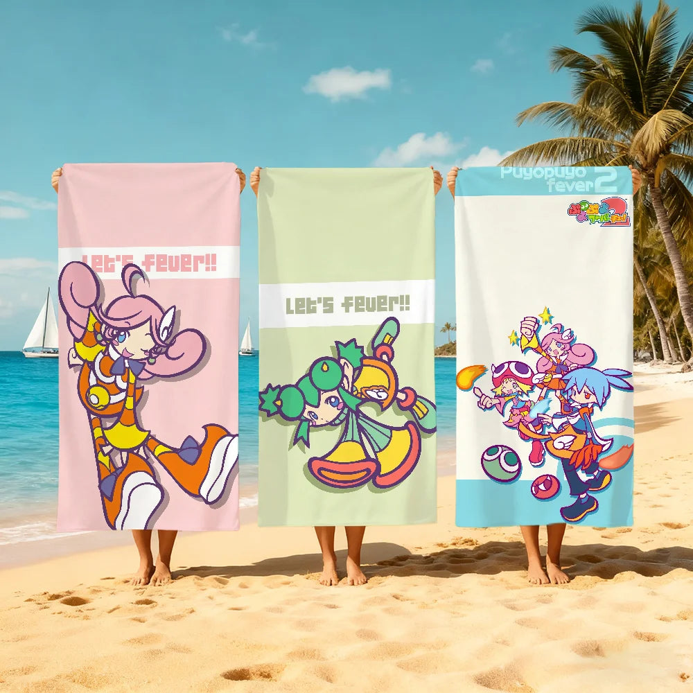 Large Quick-Dry Microfiber Beach Towel | Travel, Gym & Camping Microfiber Beach Towel Peaceful Pleasures Health and Wellness