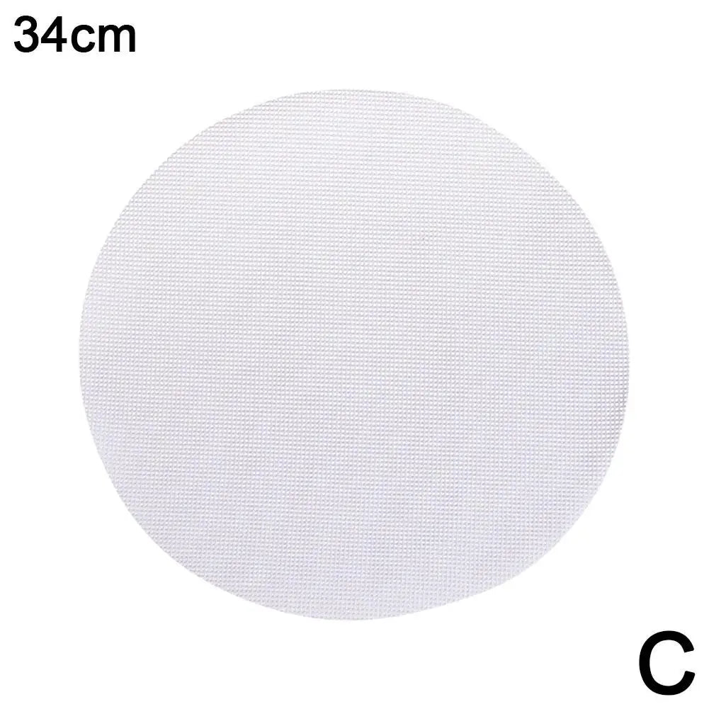 Circular silicone steamer mat Durable Thickened Reusable Silicone Dehydrator Sheets Restaurant Kitchen Cooking Accessory Peaceful Pleasures Health and Wellness C