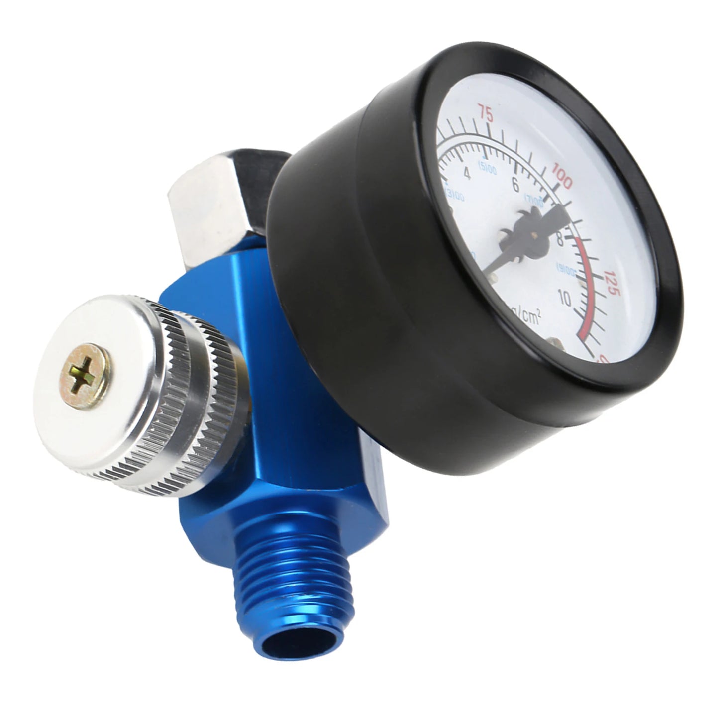 Spray Gun Air Regulator Spray Gun Accessory 1/4 Spray Paint Gun Air Pressure Regulator Pressure Gauge Pneumatic Tool Accessory Peaceful Pleasures Health and Wellness