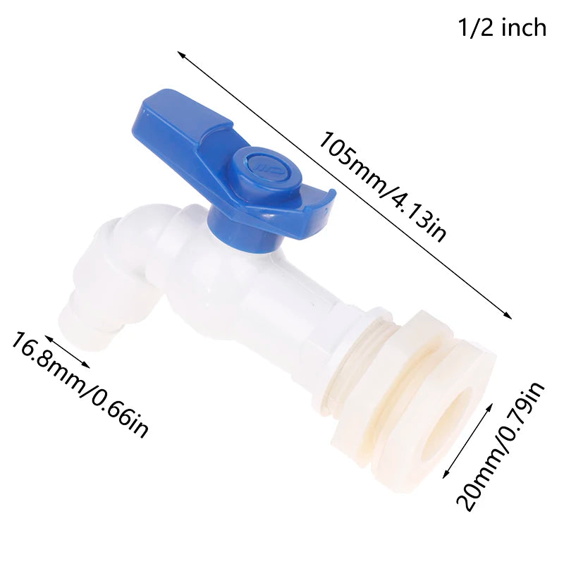 1/2 Inch Plastic Tap Replacement for Water Butt and Rain Barrel Water Tanks. Peaceful Pleasures Health and Wellness A1
