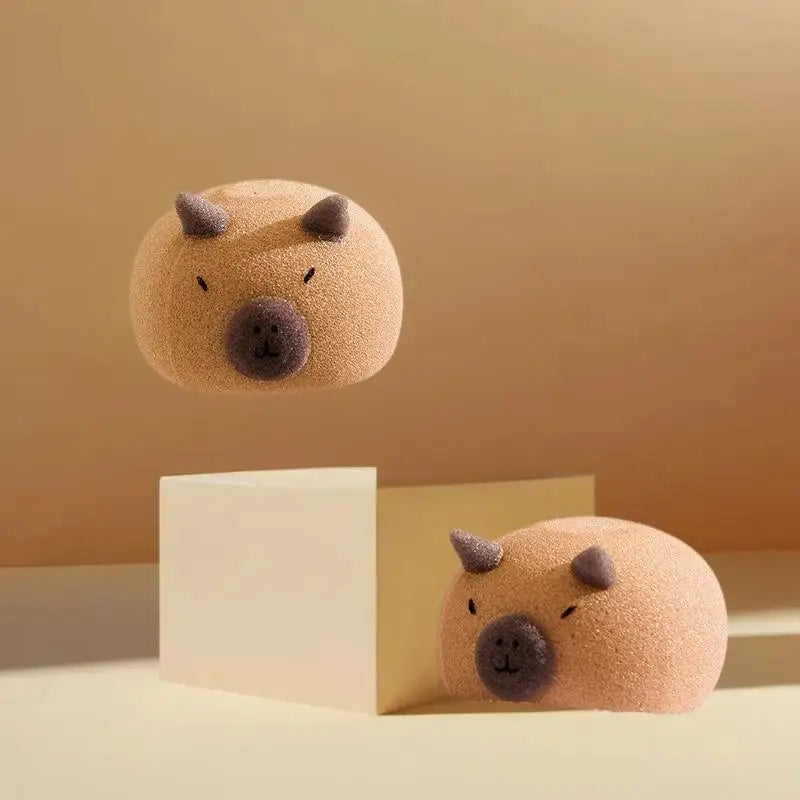 Capybara Shaped Bath Sponge Ball Soft Foaming Back Scrubber For Kids Gentle Exfoliating And Massage Cleaning Tool Peaceful Pleasures Health and Wellness