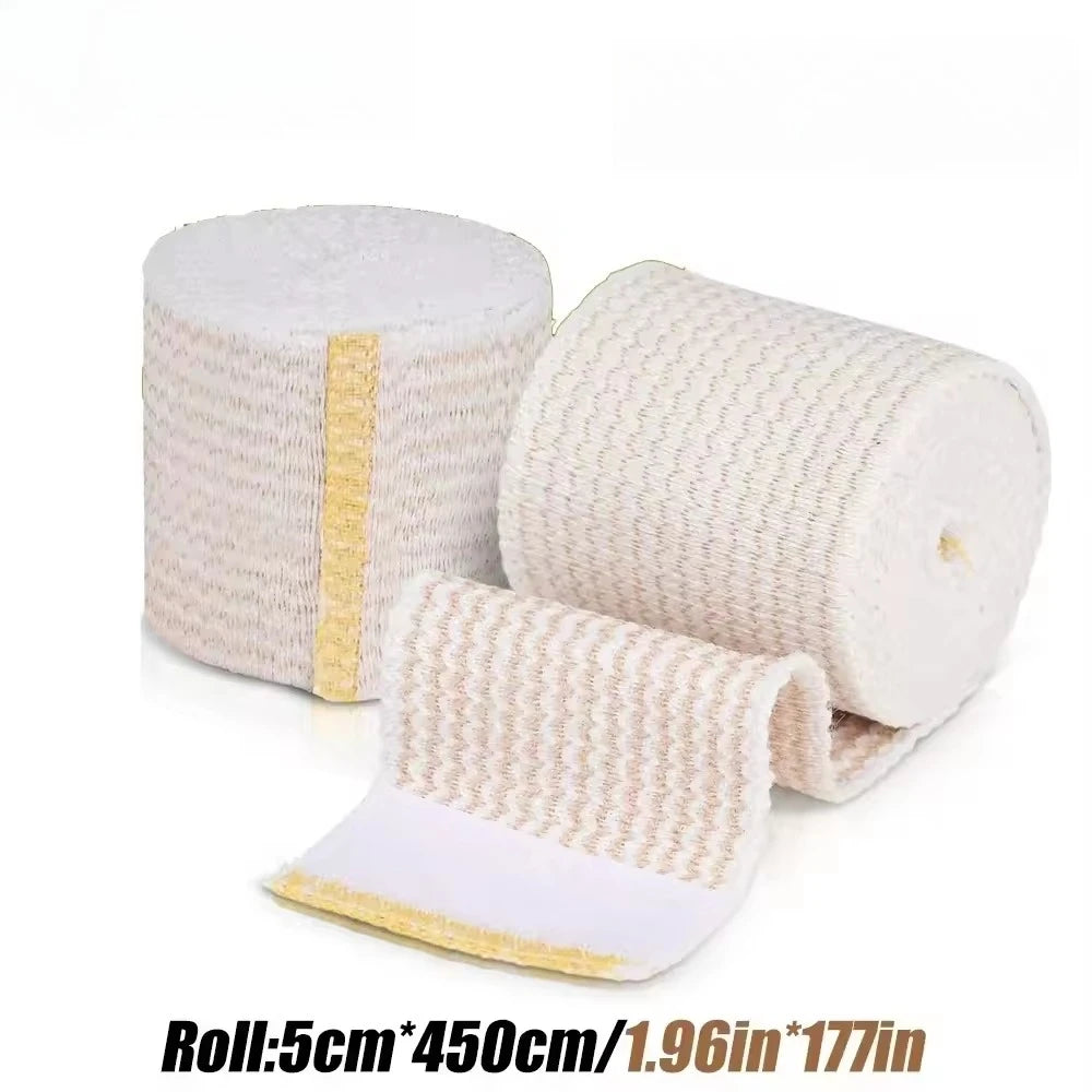 2/12/24 Packs Compression Elastic Bandage Wraps, Latex-Free Support for Knees Ankle Legs Wrist Sports Injury Recovery First Aid Peaceful Pleasures Health and Wellness 5cm X 450cm 24 packs