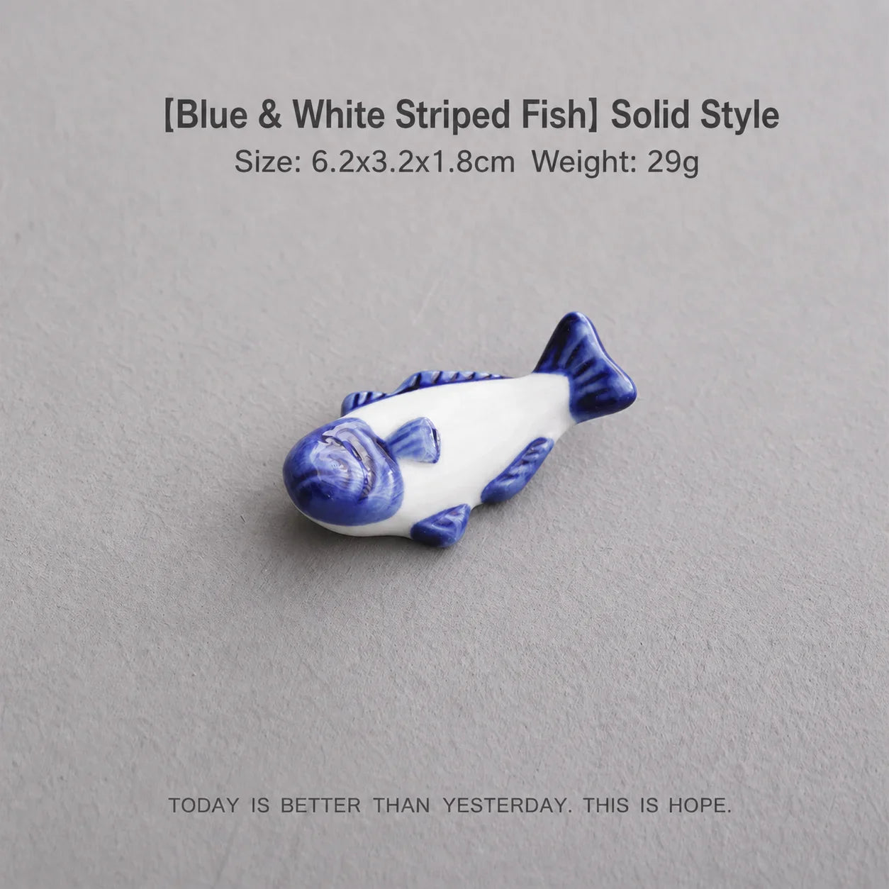 Ceramic Fish Chopstick & Pen Holder – Decorative Desk Ornament