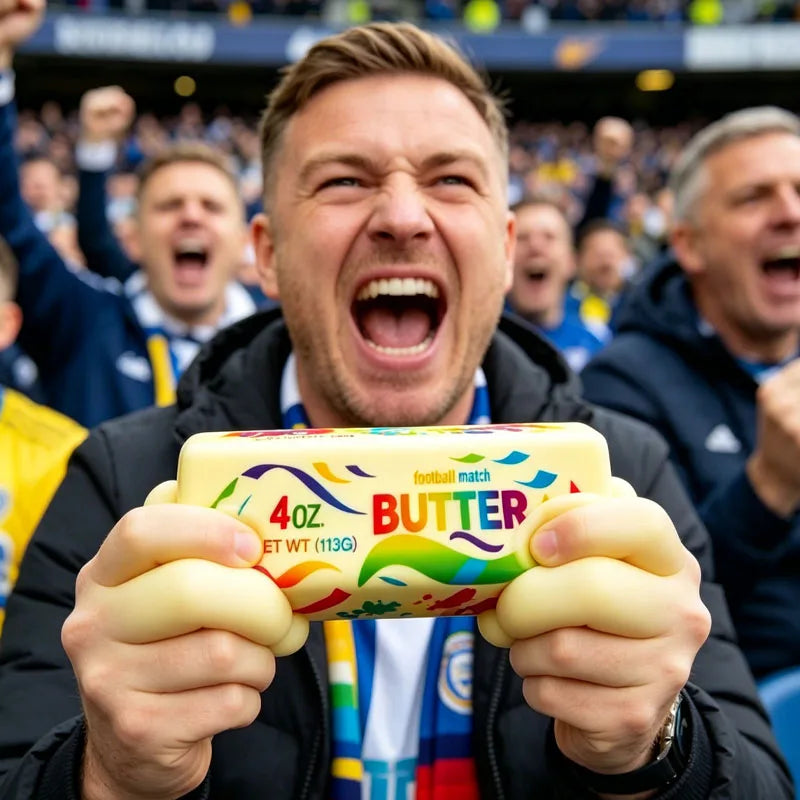 Football Butter Squishy Slow Rising Fidget Stress Relief Toy