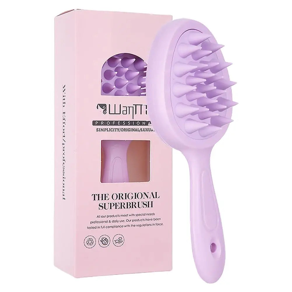 Double-Sided Scalp Massager & Detangling Hair Brush