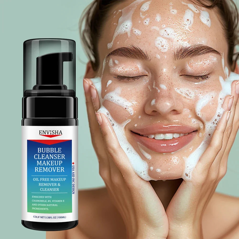 ENVISHA Foaming Makeup Remover & Facial Cleanser 100ml Facial Cleanser Peaceful Pleasures Health and Wellness