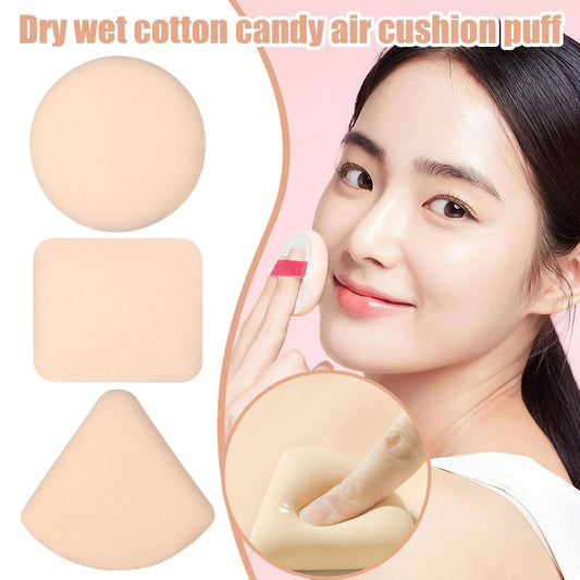 1Pcs Triangle Powder Puff For Loose Powder Liquid Cosmetic Soft Plush Powder Puff Makeup Foundation Puff Makeup Tool Peaceful Pleasures Health and Wellness