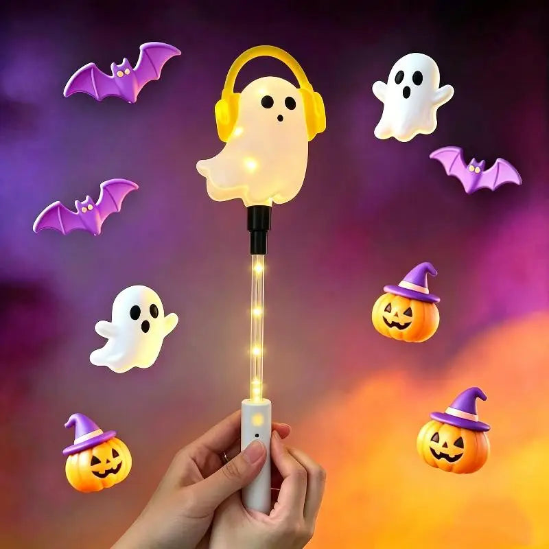 Halloween LED Glow Wands – Flashing Cartoon Kids Party Favors