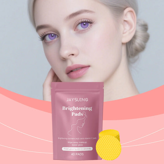 Turmeric Kojic Acid Brightening Cleansing Pads – 40 Pcs Brightening Cleansing Pads Peaceful Pleasures Health and Wellness