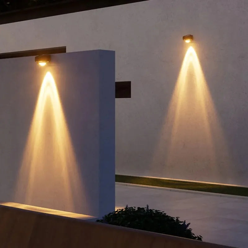 Solar Waterproof Outdoor Wall Lights – Garden Fence Patio Lamp