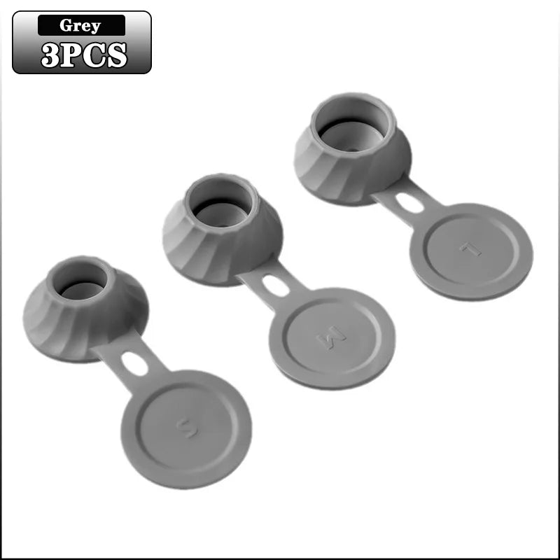 Inverted Bottle Cap Adapter Set – 3 Sizes | Shampoo & Lotion