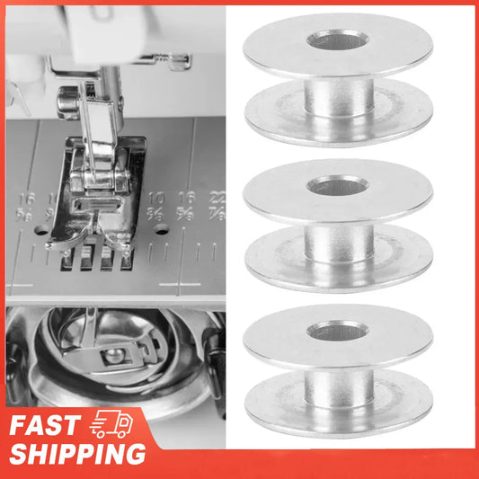Aluminum Bobbins Empty Spool Flat Sewing Machine Parts Peaceful Pleasures Health and Wellness