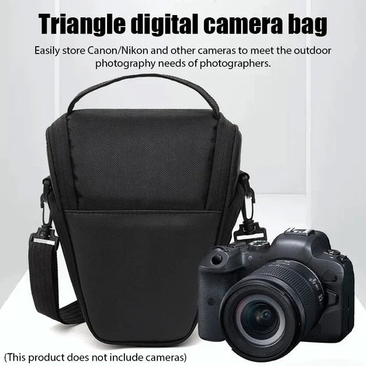 Digital Camera Bag Nylon Shoulder Bag Photographic Equipment Bag Waterproof Camera Bag Micro Single for Nikon Canon Nikon Peaceful Pleasures Health and Wellness
