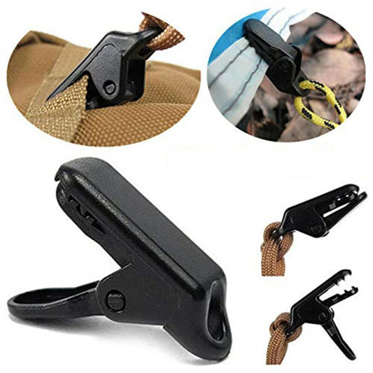10/20/30Pcs Plastic Tent Tarp Clips Heavy Duty Lock Grip Clamps Canvas Tighten Tools Awning Tarp fixed Clips for Outdoor Camping Peaceful Pleasures Health and Wellness