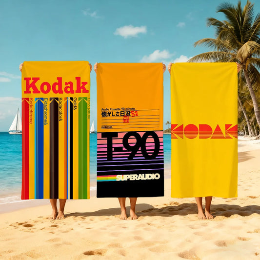 Kodak K Quick-Dry Beach Towel | Pool, Gym & Travel Towel Quick-Dry Beach Towel Peaceful Pleasures Health and Wellness