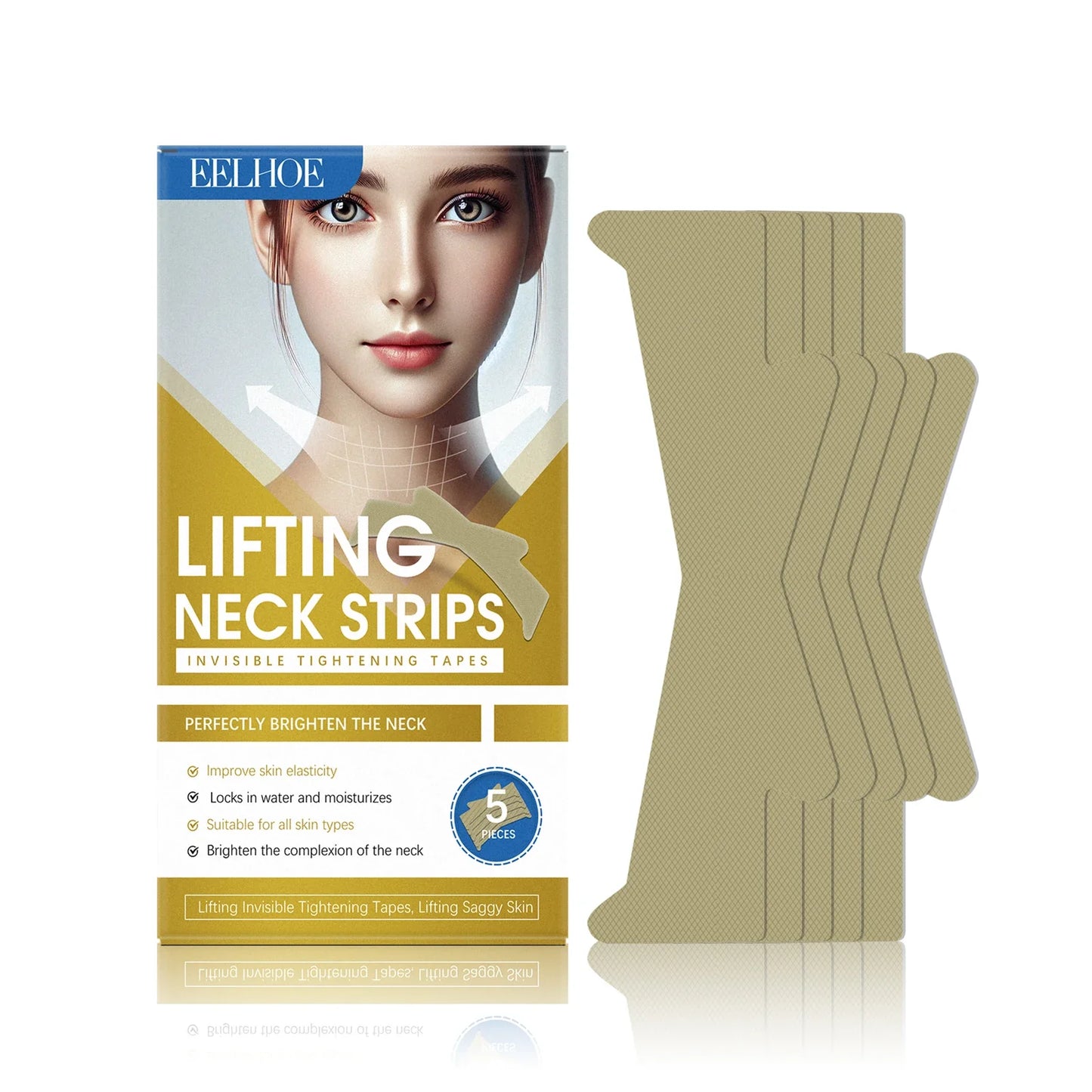 Eelhoe Neck Tightening Patch – Lift, Firm & Moisturize (5 pcs)