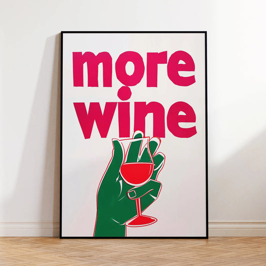 Wine Quote Canvas Wall Art | Modern Minimalist Bar & Home Decor Canvas Wall Art Peaceful Pleasures Health and Wellness G4395 40x50cm Metal Framed