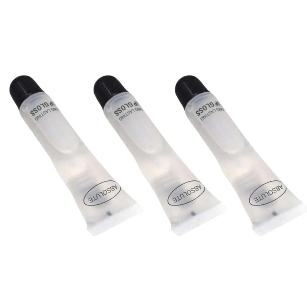 Hydrating Lip Oil Moisturizer Plumper Long Lasting Sexy Lips GlossTransparent Waterproof Volume Lip Clear Lip gloss Base Peaceful Pleasures Health and Wellness 3pcs