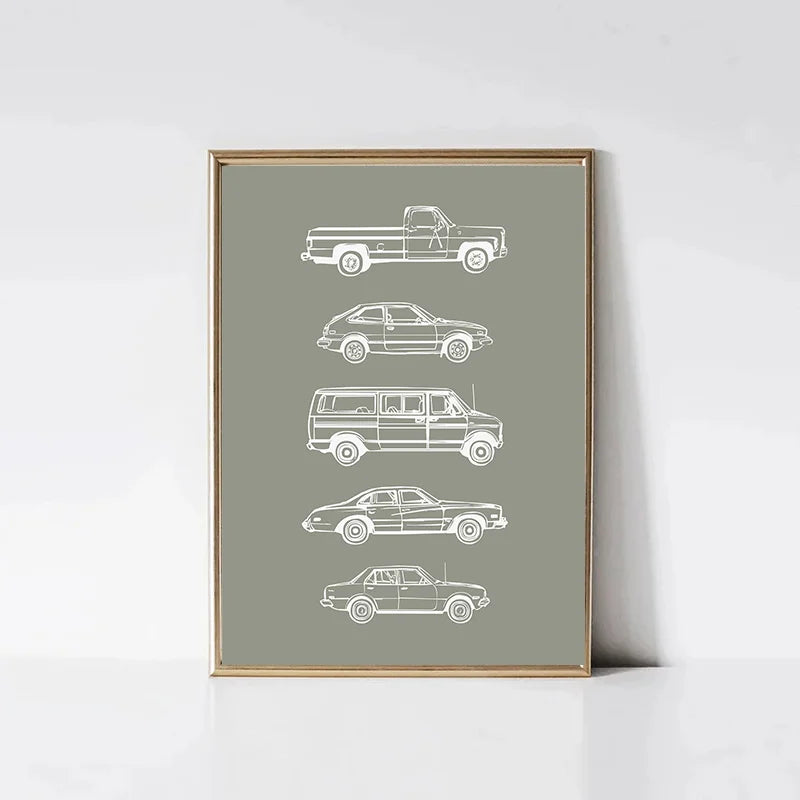 Neutral Boy Blue Play Room Nursery Ball Game Stripe Poster Quote Wall Art Printable Retro Vehicle Canvas Pictures Painting Decor Peaceful Pleasures Health and Wellness