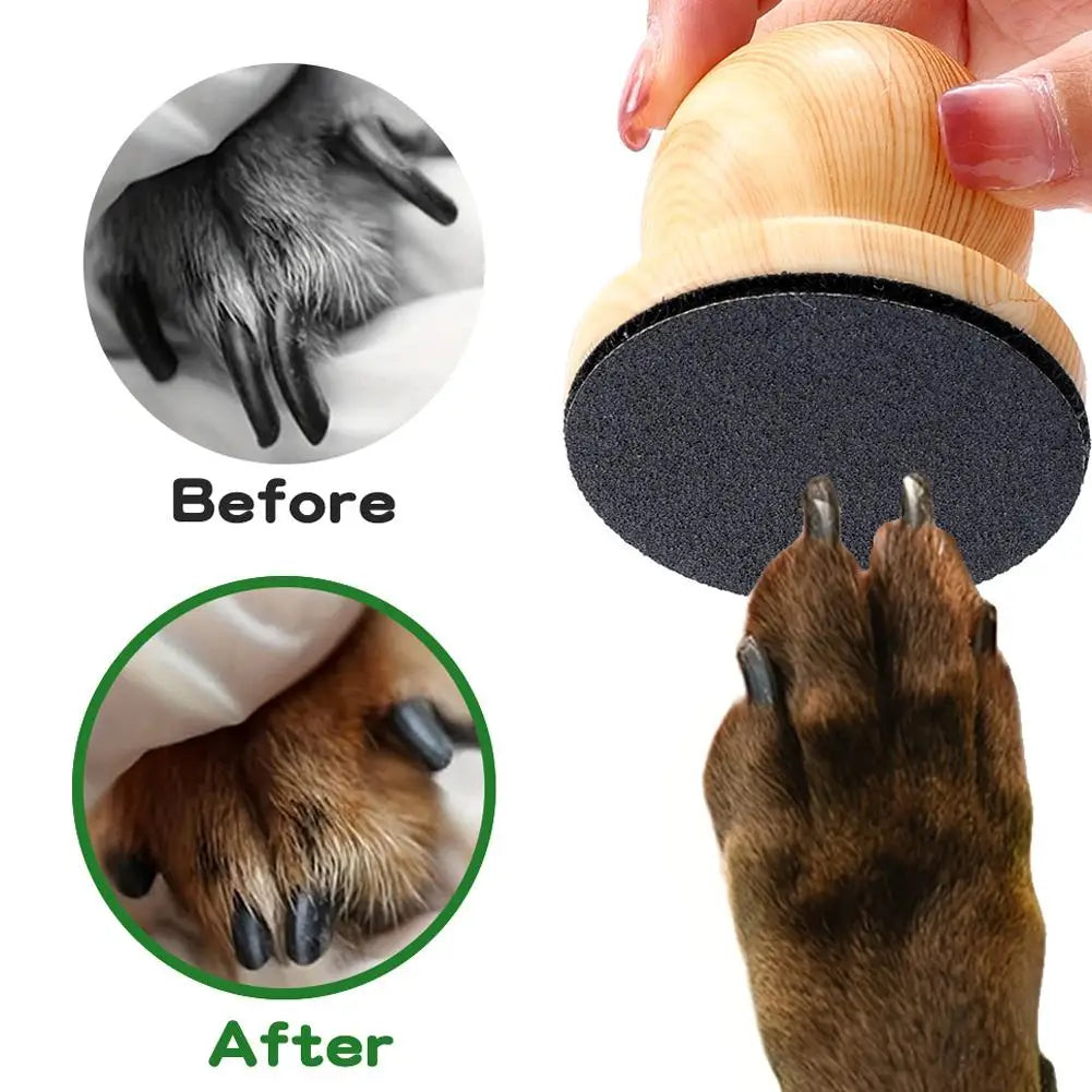 Handheld Pet Nail File & Smoother for Dogs & Cats | 4 Pads